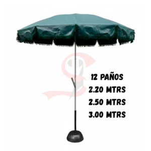 Sombrilla redonda 12 paños