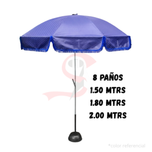 Sombrilla redonda 8 paños